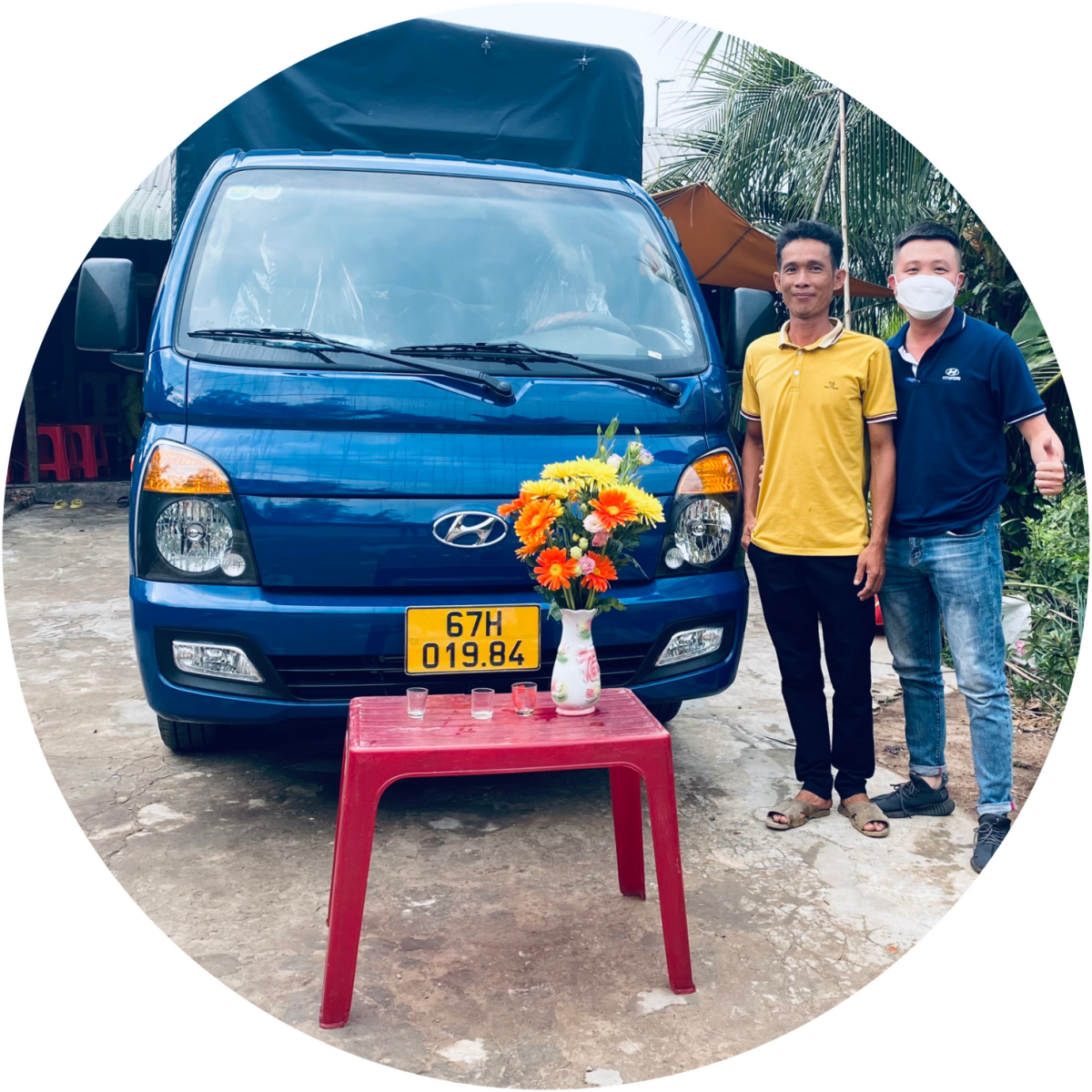 Anh Điền ở huyện Phú Tân, An Giang đã chọn mua dòng xe New Porter ở Hyundai Tây Nam vì giá cả hợp lý, nhân viên phụ vụ tận tình chu đáo.